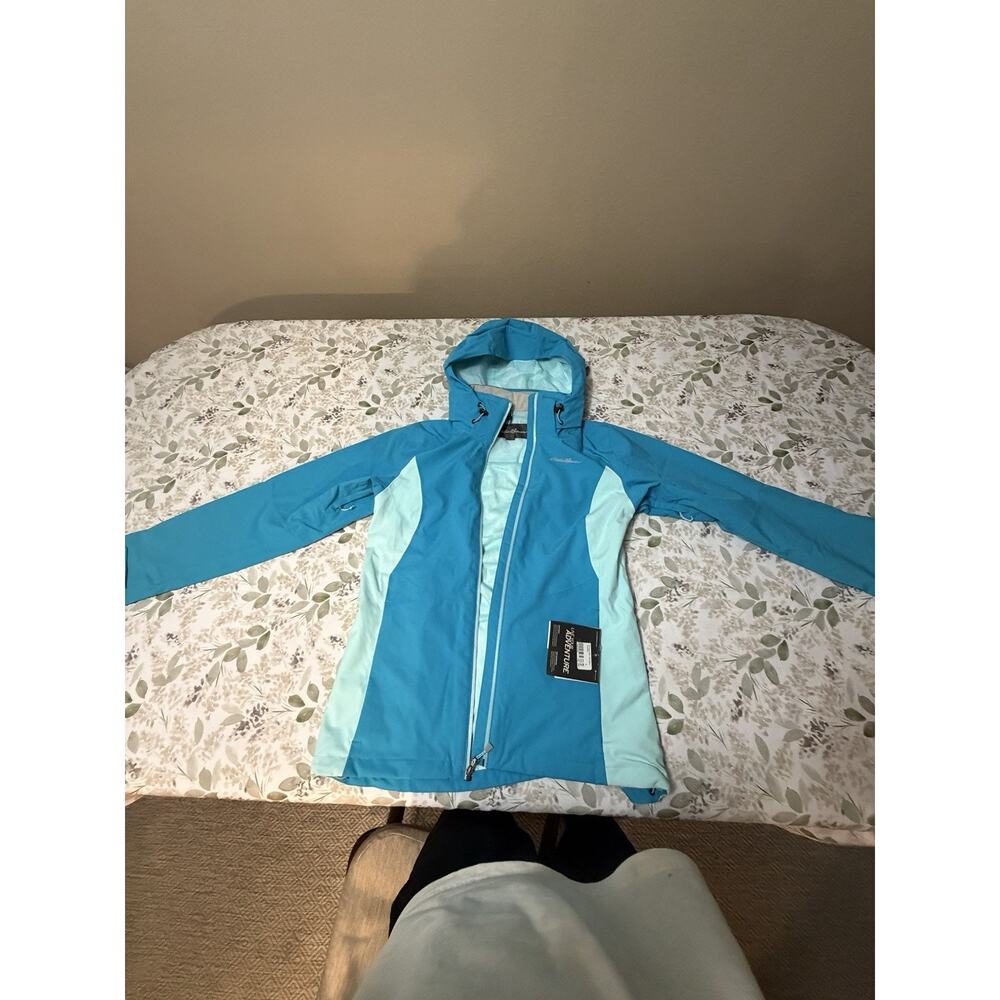 Eddie Bauer All Mountain Tain Shell Weather Edge Plus Jacket NWT LT - Picture 2 of 10